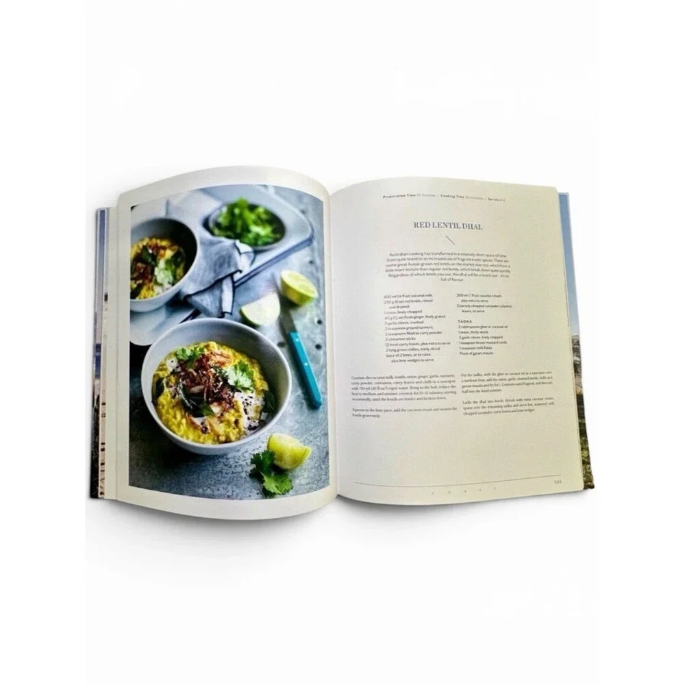 Matt Moran’s Australian Food Coast + Country Hardcover Cookbook Food Travel